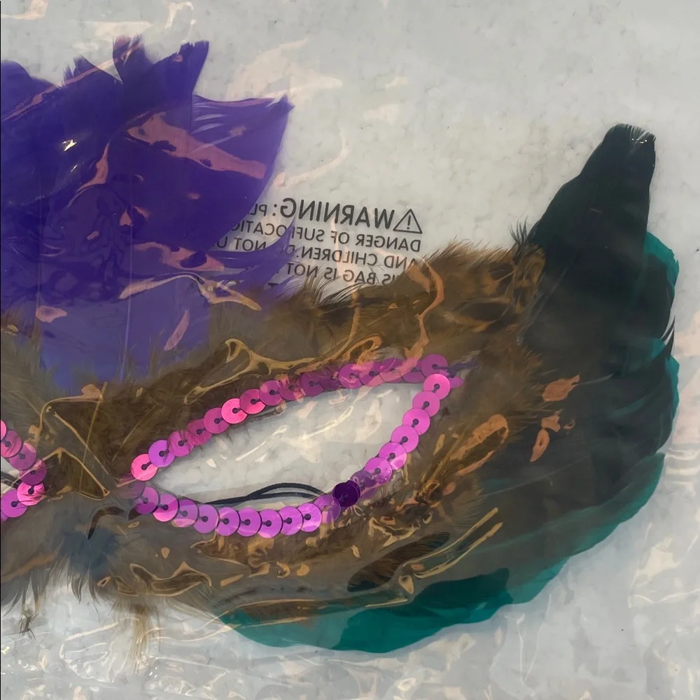 Feather sequin Masquerade Mask Halloween cosplay Masquerade Theater Halloween